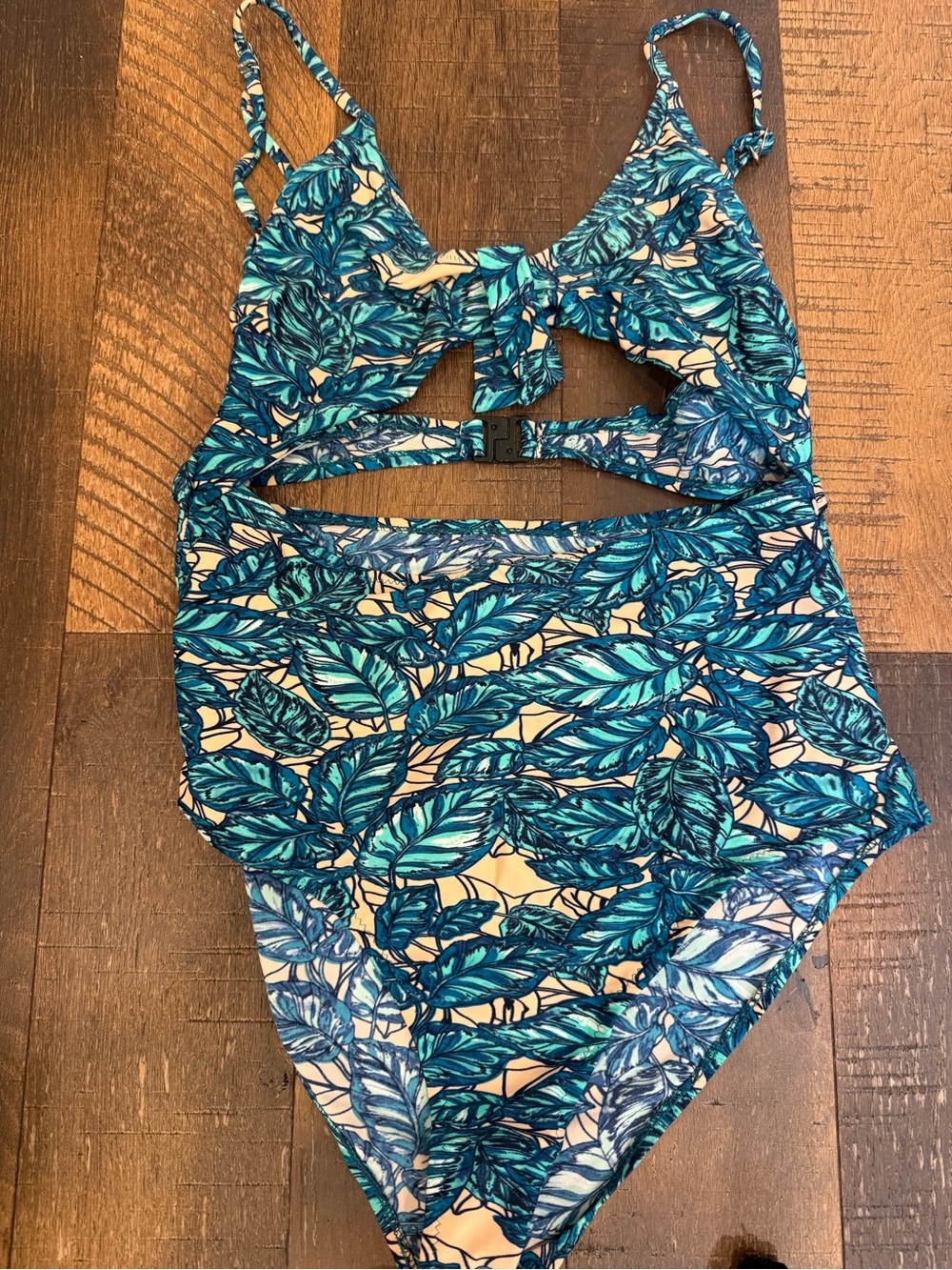 Floral bathing suit